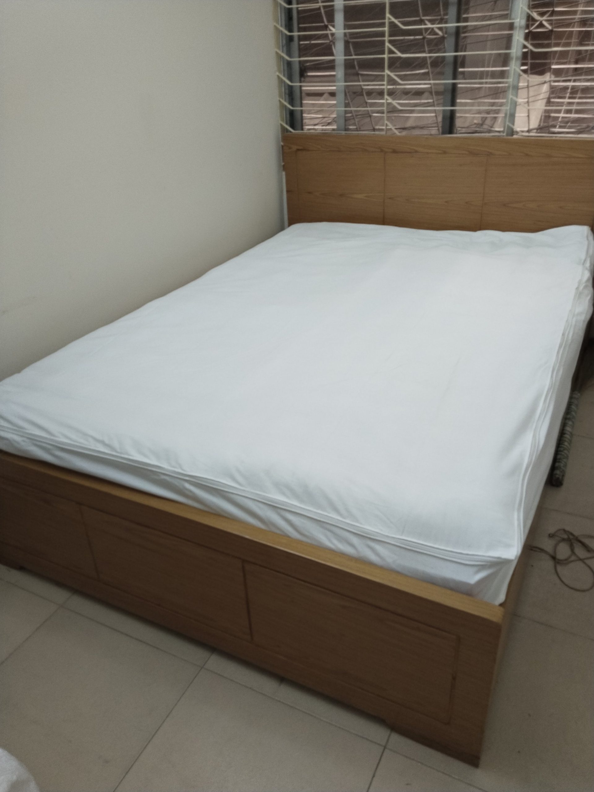 5/7 Mattress + topper + cover total 7inch - Image 3