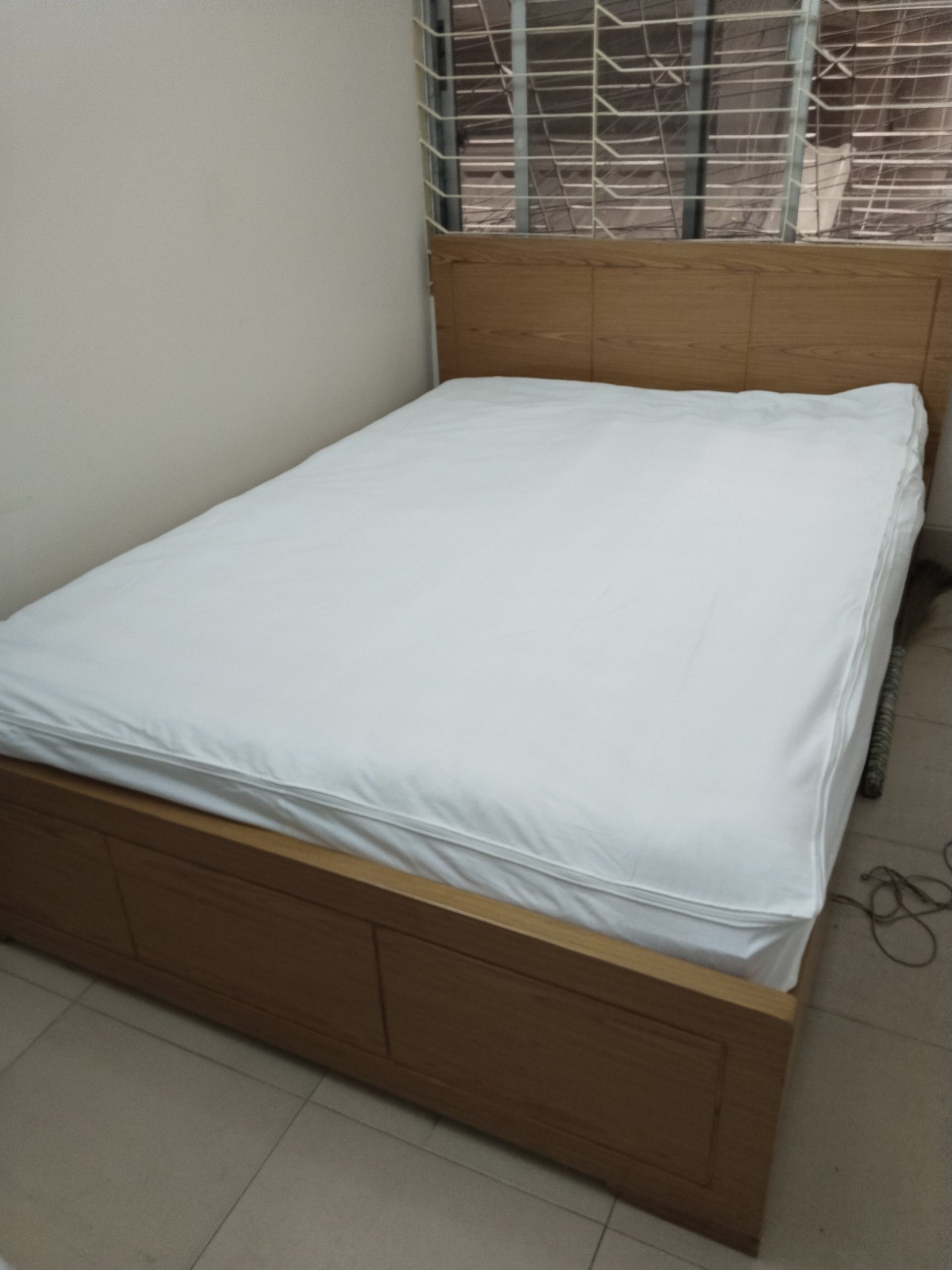 5/7 Mattress + topper + cover total 7inch - Image 2